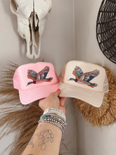 Load image into Gallery viewer, BEDAZZLED DUCK CAP: PINK

